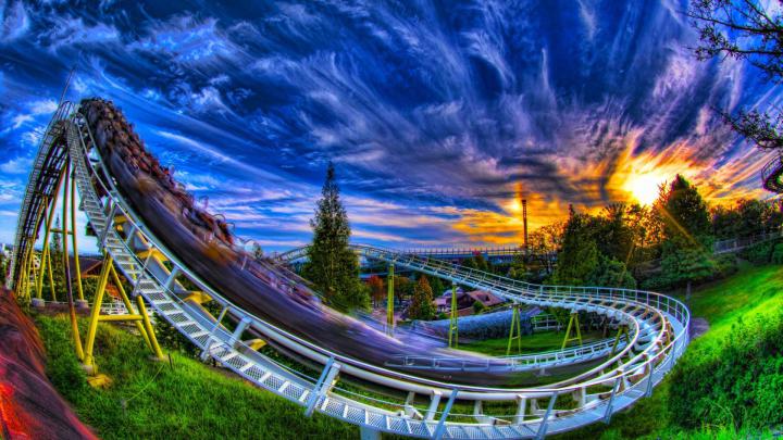 Roller Coaster Desktop Wallpapers - Top Free Roller Coaster Desktop 