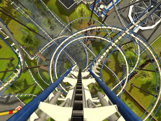 Roller Coaster Screen Wallpaper -