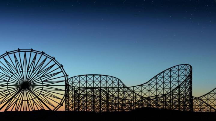 Roller Coaster Screen Wallpaper -