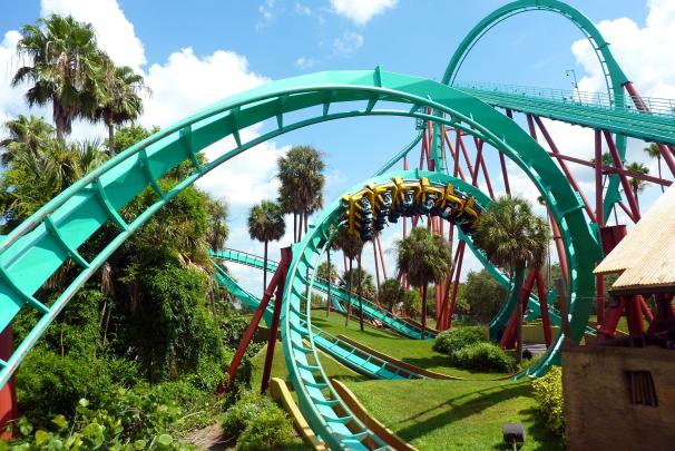 Roller Coaster Screen Wallpaper -