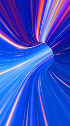 Spectrum Colorful Waves Tunnel 4k Ultra Hd Mobile Wallpaper - Ultra Hd 