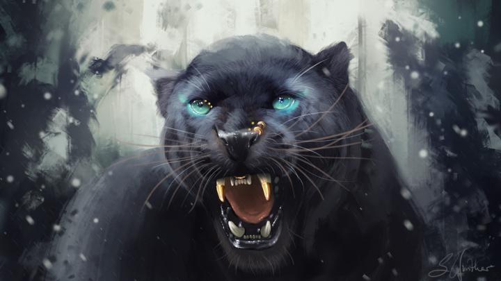 3840x2160 Black Panther Roar Artwork 4k HD 4k Wallpapers, Images 