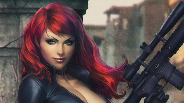 3840x2160 Black Widow Gun 4k HD 4k Wallpapers, Images, Backgrounds 