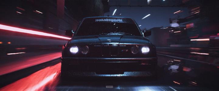 black car time-laps wallpaper, CROWNED, Need for Speed, BMW M3 