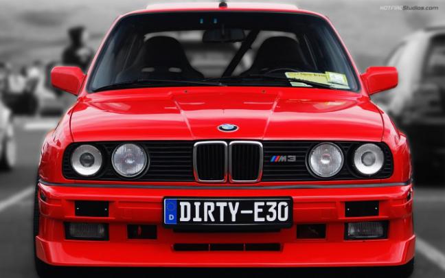 bmw e30 red - HD Desktop Wallpapers