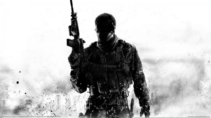 Wallpaper Call Of Duty Modern Warfare Cod Soldier Bw Hd \u2022 Wallpaper For 