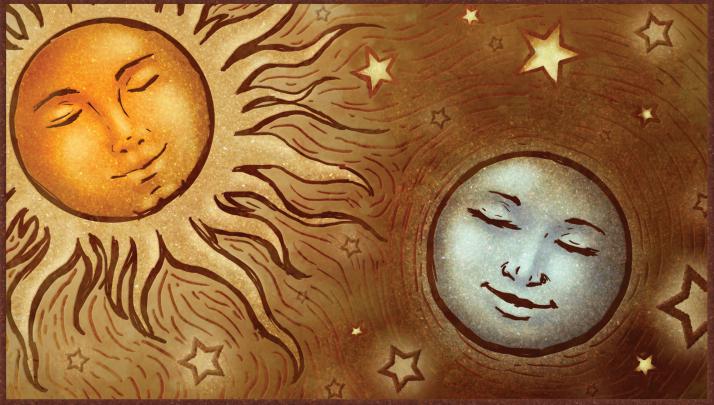 Celestial Sun And Moon Wallpaper (55+ images)