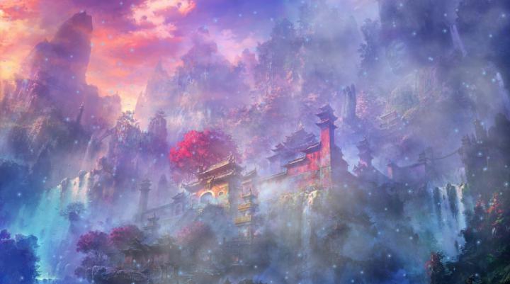 Celestial Houses Animated Wallpaper - DesktopAnimated.com