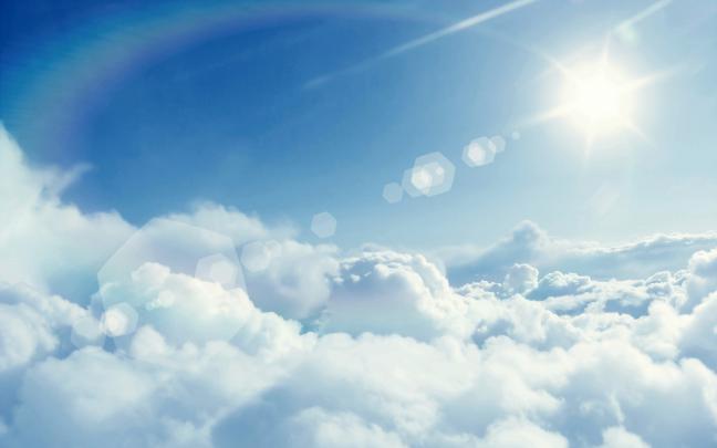 Cloud Desktop Background \u00b7\u2460 