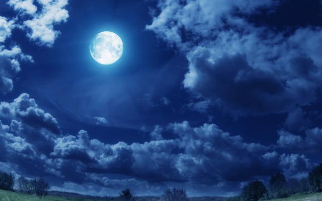 moon, Clouds, Landscape Wallpapers HD \/ Desktop and Mobile Backgrounds
