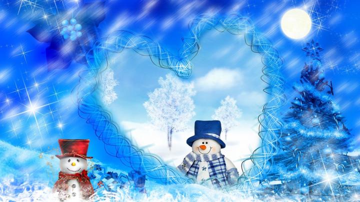 Cute Snowman Wallpaper \u00b7\u2460 