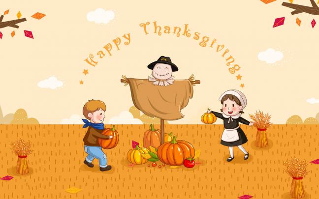 Cute Thanksgiving Backgrounds \u00b7\u2460 