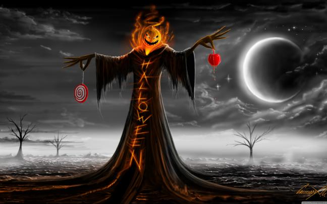 Halloween Wallpaper for Widescreen Desktop PC 1920x1080 Full HD