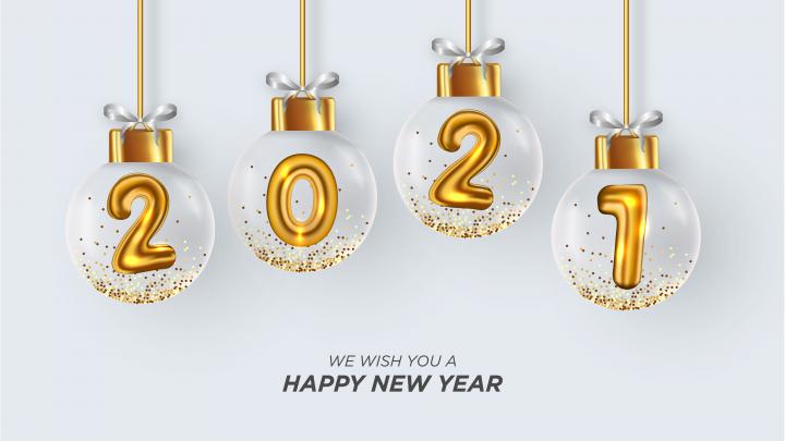 2021 New Year Desktop 4K Wallpaper | HD Wallpapers