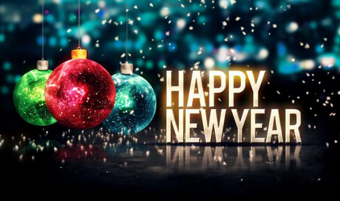Happy New Year Wallpaper Desktop Background - High Definition Wallpaper
