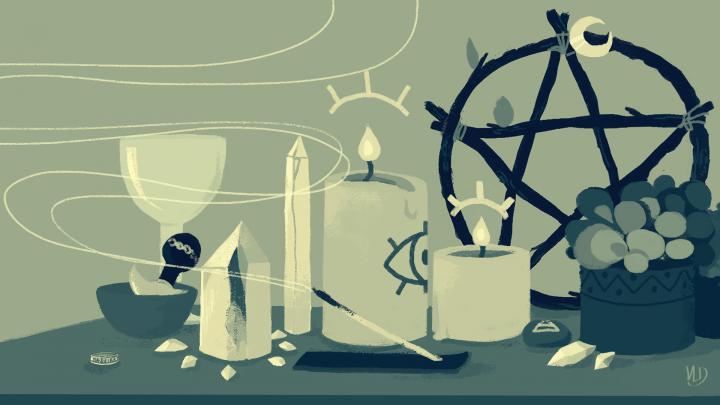 Witch Aesthetic Desktop Wallpaper - magiadeverao