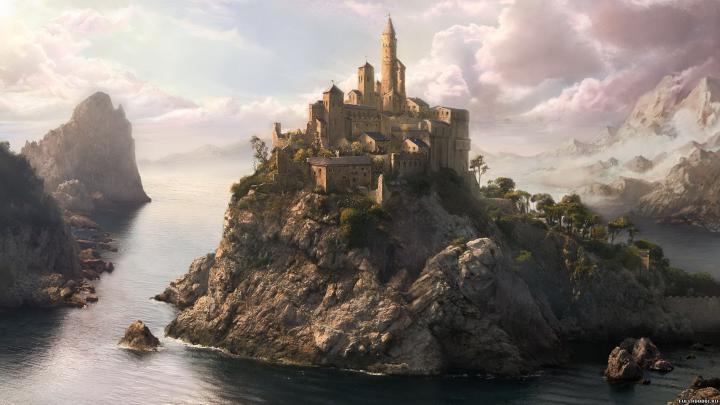 Fantasy Castle HD Wallpaper | Background Image | 1920x1080