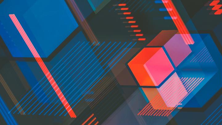 Download 1920x1080 wallpaper minimalist, abstract, cubes, colorful 