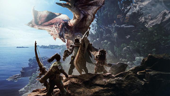 HD wallpaper: Monster Hunter World, Tokyo Game Show 2017, poster, 4k 