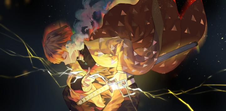 Anime, Demon Slayer: Kimetsu no Yaiba, Zenitsu Agatsuma \u2022 Wallpaper For 