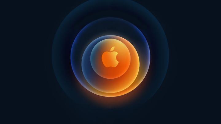 Apple Wallpaper 4K, iPhone 12, Event, 2020, logo, Dark background 