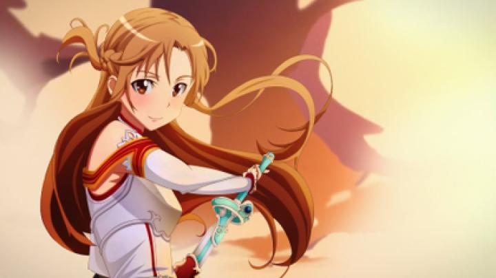 anime orange hair sword art online yuuki asuna 1920x1080 wallpaper High 