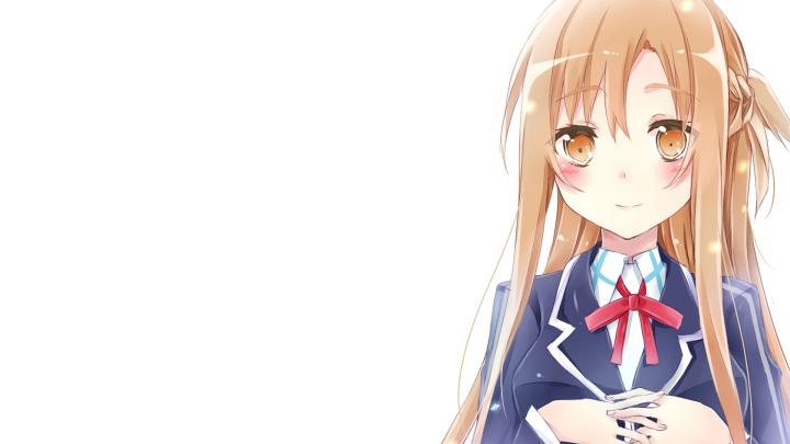 Download 1920x1080 Wallpaper Blonde Anime Girl, Yuuki Asuna, Sword Art 