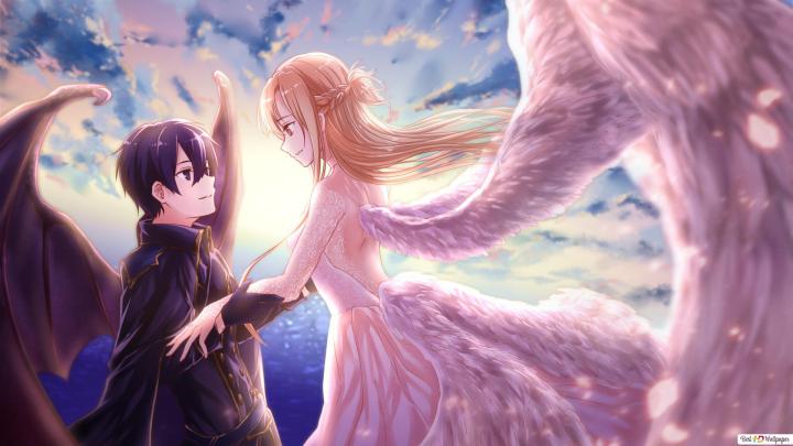 Sword Art Online - Kirito \u0026 Asuna (DAWN) HD wallpaper download