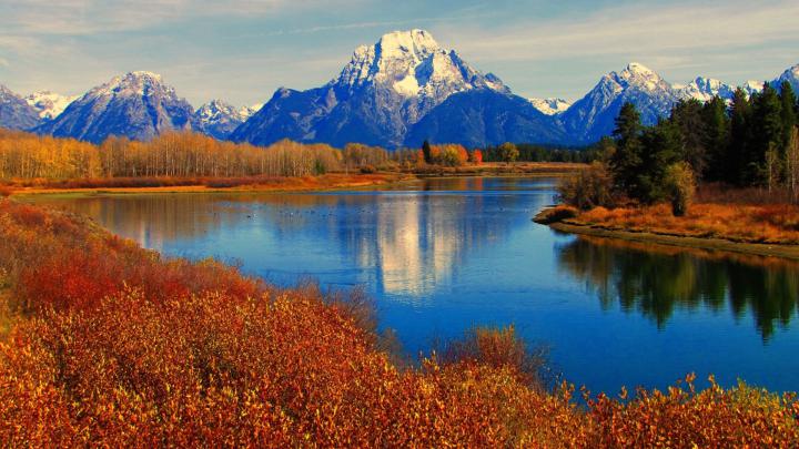 Autumn Landscape in Wisconsin Wallpaper for Desktop 1920x1080 Full HD