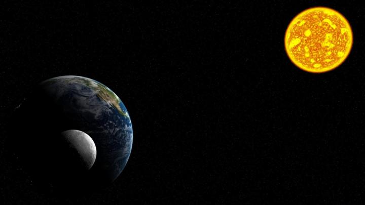 Download Wallpaper 1920x1080 solar system, planets, moon, earth, sun 
