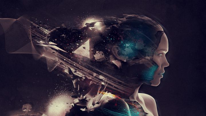 profile, Women, Digital Art, Abstract, Paint Splatter, Face Wallpapers 