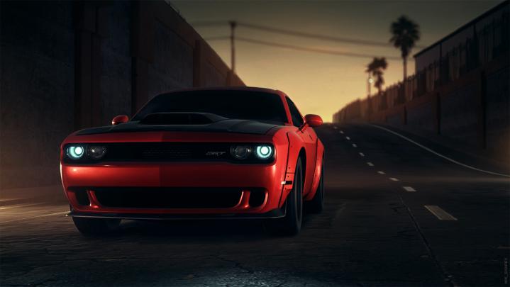 Red Dodge Challenger Srt 8k, HD Cars, 4k Wallpapers, Images 