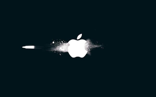 Blue Apple Logo Wallpaper 4K \/ | see more apple wallpaper, apple iphone 
