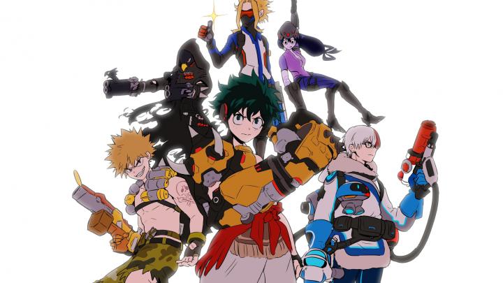 Download 1920x1080 wallpaper anime, boku no hero academia, characters 
