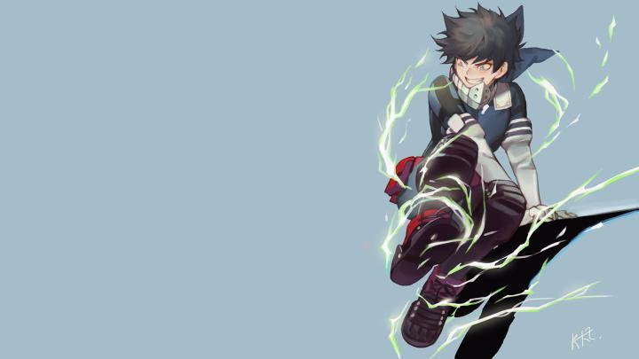1920x1080 HD Wallpaper of Izuku Midoriya My Hero Academia Boku no Hero 