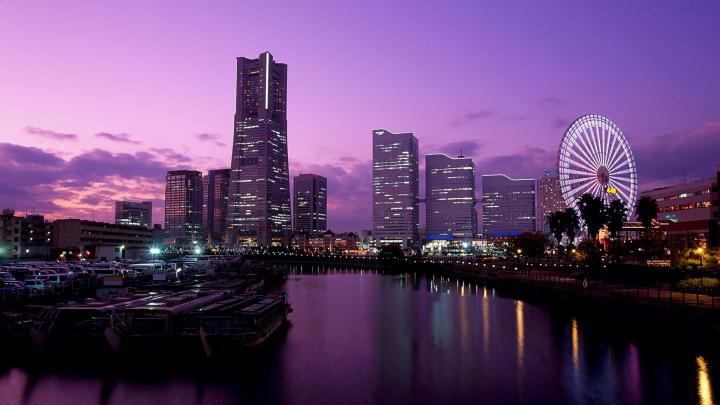 Free download Tokyo Cityscape at Sunset HD Wallpaper FullHDWpp Full HD 