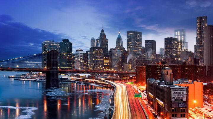 New York City Wallpaper Night Hd - 1920x1080 - Download HD Wallpaper 