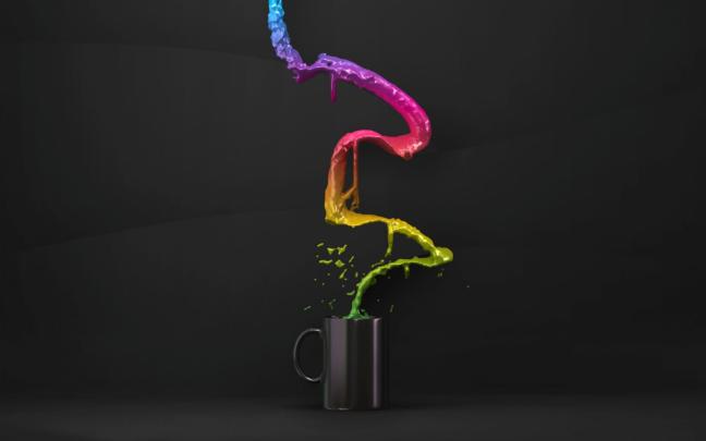 Color Splash Wallpaper -