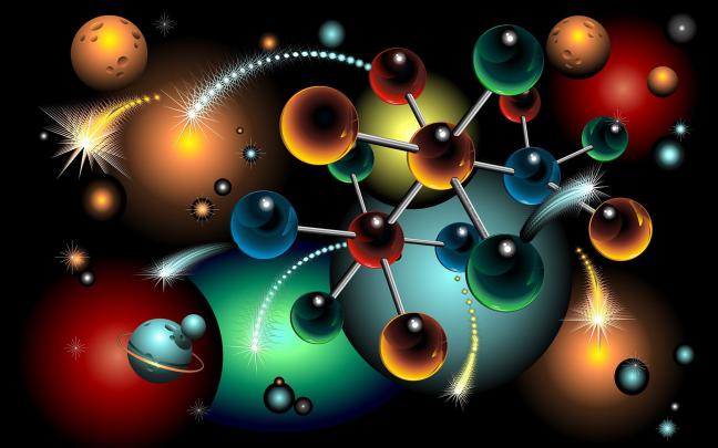 Molecule Wallpaper -