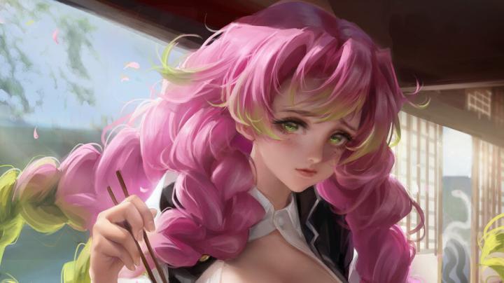 #8.971, Demon Slayer, Mitsuri Kanroji, 4K Wallpaper