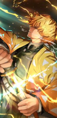 Zenitsu Wallpaper 1920X1080 - Demon Slayer Zenitsu Agatsuma First Form 