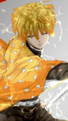 Zenitsu Agatsuma Wallpaper | demon slayer iphone wallpaper