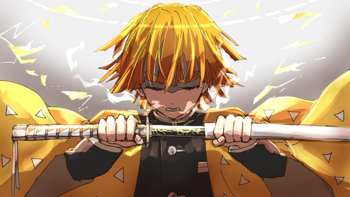 Zenitsu Agatsuma Wallpaper | demon slayer iphone wallpaper
