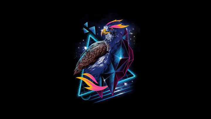 Hawk 80s Design 4k, HD Artist, 4k Wallpapers, Images, Backgrounds 