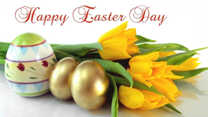 Holidays Easter Eggs And Flower Wallpaper 1920x1080 - Cool PC 