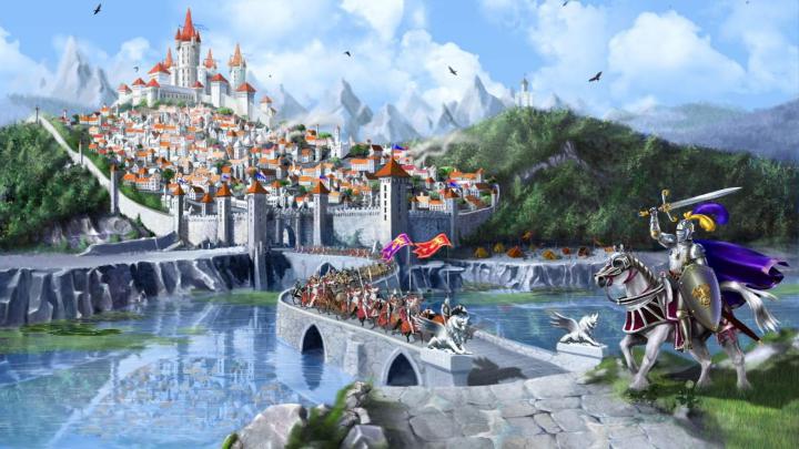 [40+] Fantasy Castle Wallpaper HD 