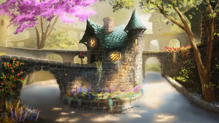 Fantasy Castle Wallpaper HD -