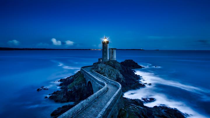1920x1080 France Lighthouse Landmark Ocean Laptop Full HD 1080P HD 4k 