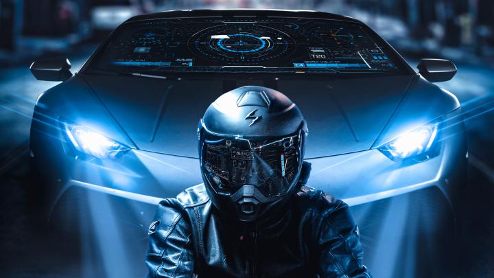 1920x1080 Scifi Biker Lamborghini 4k Laptop Full HD 1080P HD 4k 