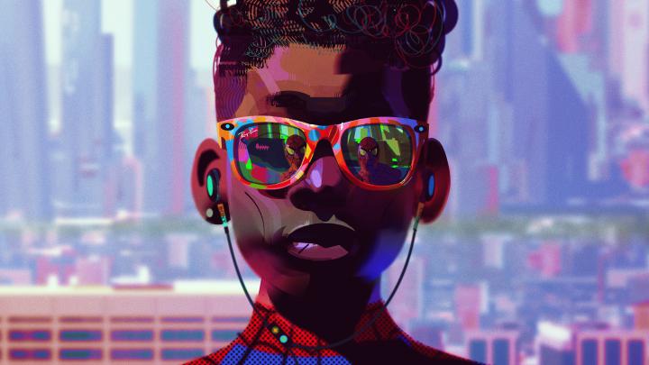 Miles Morales Wearing Glasses 4k superheroes wallpapers, spiderman 